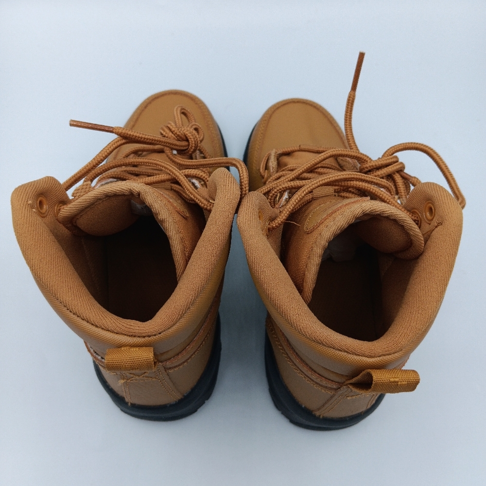 Nike Monoa LTR (PS) Boys Boots Shoes Size 4.5Y Wheat/ Black New With Box - Picture 4 of 11